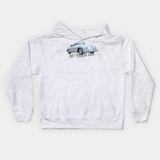 1957 Porsche 356A Coupe Kids Hoodie by Gestalt Imagery